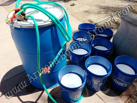 Water balloon filling stations